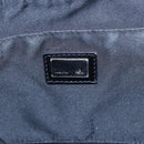 FENDI Zucchino Canvas Tote Bag Black Silver Auth kk586-15