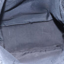 FENDI Zucchino Canvas Tote Bag Black Silver Auth kk586-16