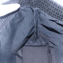 FENDI Zucchino Canvas Tote Bag Black Silver Auth kk586-17