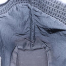 FENDI Zucchino Canvas Tote Bag Black Silver Auth kk586-18