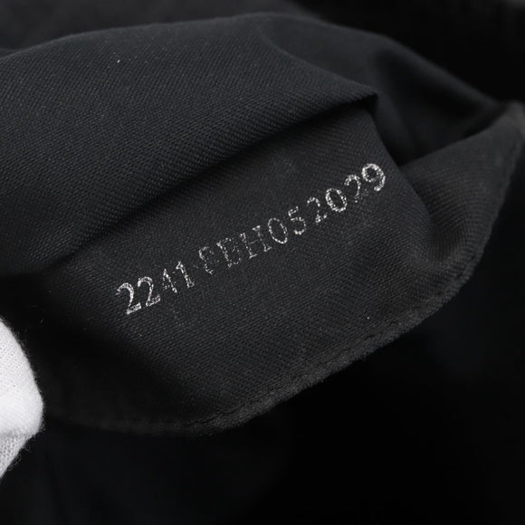 FENDI Zucchino Canvas Tote Bag Black Silver Auth kk586