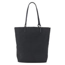 FENDI Zucchino Canvas Tote Bag Black Silver Auth kk586-3