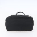 FENDI Zucchino Canvas Tote Bag Black Silver Auth kk586-9