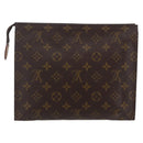 LOUIS VUITTON Monogram Poche Toilette 26 Pouch M47542 LV Auth kk587-2