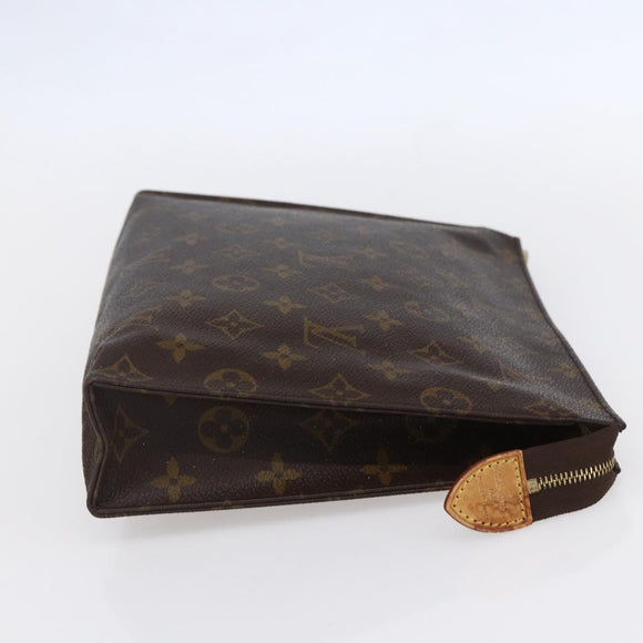 LOUIS VUITTON Monogram Poche Toilette 26 Pouch M47542 LV Auth kk587