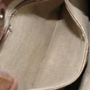 GUCCI Charlotte Hand Bag Leather Brown Gold 218782 Auth kk588-21