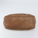 GUCCI Charlotte Hand Bag Leather Brown Gold 218782 Auth kk588-5