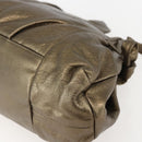 GUCCI Histeria Hand Bag Leather Gold Tone 197020 Auth kk589-15