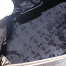 GUCCI Histeria Hand Bag Leather Gold Tone 197020 Auth kk589-11