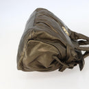 GUCCI Histeria Hand Bag Leather Gold Tone 197020 Auth kk589-4