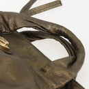 GUCCI Histeria Hand Bag Leather Gold Tone 197020 Auth kk589-8