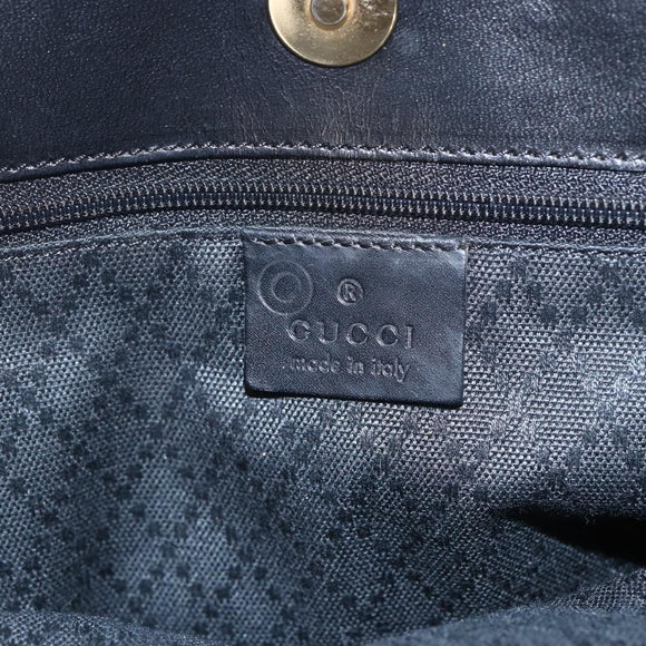 GUCCI Hand Bag Nylon Beige Gold 002 8080 Auth kk590