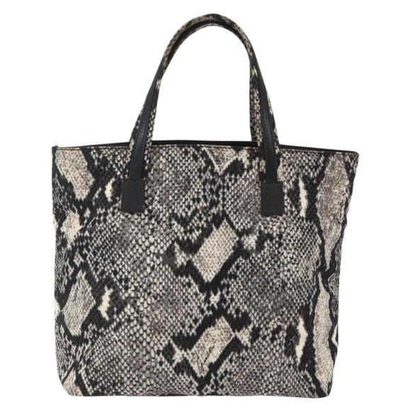 GUCCI Hand Bag Nylon Beige Gold 002 8080 Auth kk590