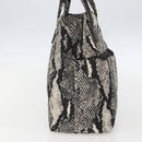 GUCCI Hand Bag Nylon Beige Gold 002 8080 Auth kk590-4