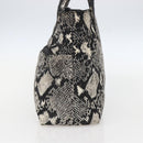 GUCCI Hand Bag Nylon Beige Gold 002 8080 Auth kk590-5