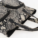 GUCCI Hand Bag Nylon Beige Gold 002 8080 Auth kk590-6