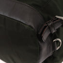 PRADA Backpack Nylon Khaki Silver Auth kk592-20