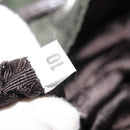 PRADA Backpack Nylon Khaki Silver Auth kk592-28