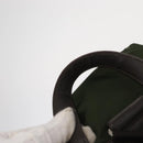 PRADA Backpack Nylon Khaki Silver Auth kk592-8