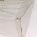 HERMES Vinyl Kelly Hand Bag Vinyl Clear Auth kk593-14