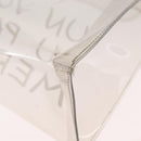 HERMES Vinyl Kelly Hand Bag Vinyl Clear Auth kk593-16