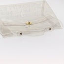 HERMES Vinyl Kelly Hand Bag Vinyl Clear Auth kk593-6