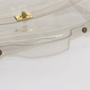 HERMES Vinyl Kelly Hand Bag Vinyl Clear Auth kk593-7