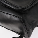 GUCCI Bamboo Backpack Leather Black Gold 003 2058 0016 Auth kk594-15