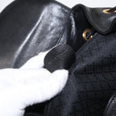 GUCCI Bamboo Backpack Leather Black Gold 003 2058 0016 Auth kk594-26