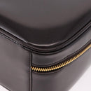 GUCCI Bamboo Vanity Hand Bag Patent 2way Black Gold 000 3270 0323 Auth kk600-19