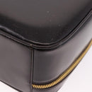 GUCCI Bamboo Vanity Hand Bag Patent 2way Black Gold 000 3270 0323 Auth kk600-20