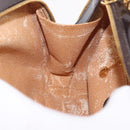 GUCCI Bamboo Vanity Hand Bag Patent 2way Black Gold 000 3270 0323 Auth kk600-12