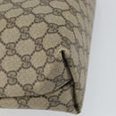 GUCCI GG Supreme Web Sherry Line Tote Bag PVC Beige Gold 89 02 003 Auth kk601-13