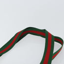 GUCCI GG Supreme Web Sherry Line Tote Bag PVC Beige Gold 89 02 003 Auth kk601-8