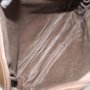 FENDI Zucchino Canvas Shoulder Bag Brown Auth kk603-12