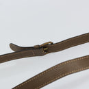FENDI Zucchino Canvas Shoulder Bag Brown Auth kk603-8
