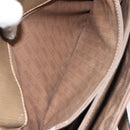 FENDI Zucchino Canvas Shoulder Bag Brown Auth kk605-22