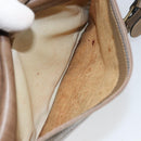 FENDI Zucchino Canvas Shoulder Bag Brown Auth kk605-25