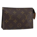 LOUIS VUITTON Monogram Poche Toilette 15 Pouch M47546 LV Auth kk611-1