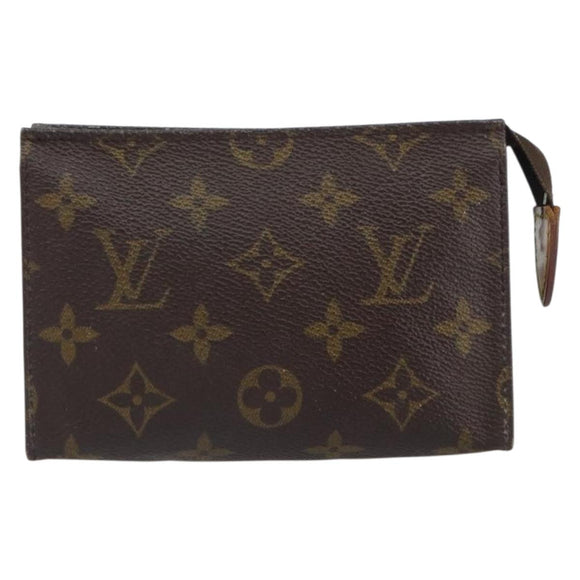 LOUIS VUITTON Monogram Poche Toilette 15 Pouch M47546 LV Auth kk611