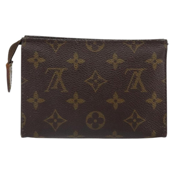 LOUIS VUITTON Monogram Poche Toilette 15 Pouch M47546 LV Auth kk611