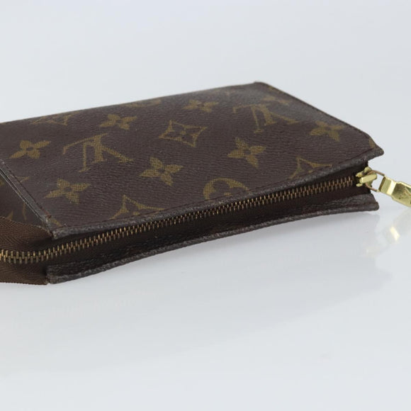 LOUIS VUITTON Monogram Poche Toilette 15 Pouch M47546 LV Auth kk611