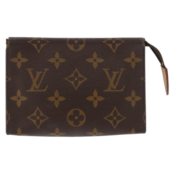LOUIS VUITTON Monogram Poche Toilette 15 Pouch M47546 LV Auth kk612