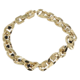 GIVENCHY Bracelet metal Gold Tone Auth kk615