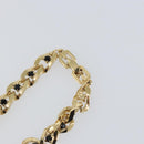 GIVENCHY Bracelet metal Gold Tone Auth kk615-4