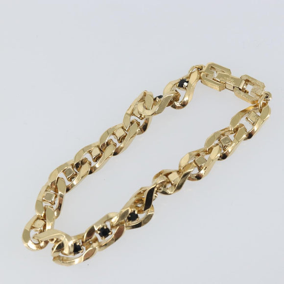 GIVENCHY Bracelet metal Gold Tone Auth kk615