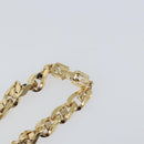 GIVENCHY Bracelet metal Gold Tone Auth kk615-7