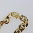 GIVENCHY Bracelet metal Gold Tone Auth kk615-8