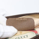 GUCCI GG Supreme Web Sherry Line Bag PVC Beige Gold 89 02 032 Auth kk618-23