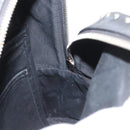 MCM Logogram Vicetos Studs Rugzak PVC Leer Zwart Auth kk619-20